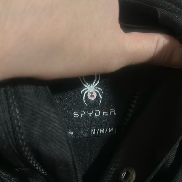 SPYDER MENS PARKA: BLACK: NEW WITH TAGS: SIZE MEDIUM - Picture 6 of 8